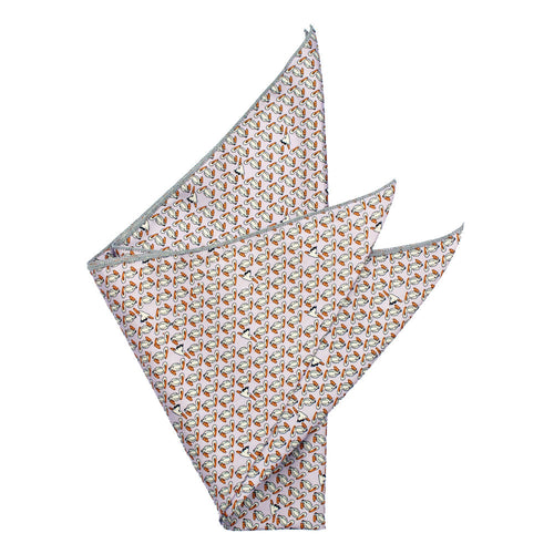 Ash Wednesday Lavender Pelican Pocket Square